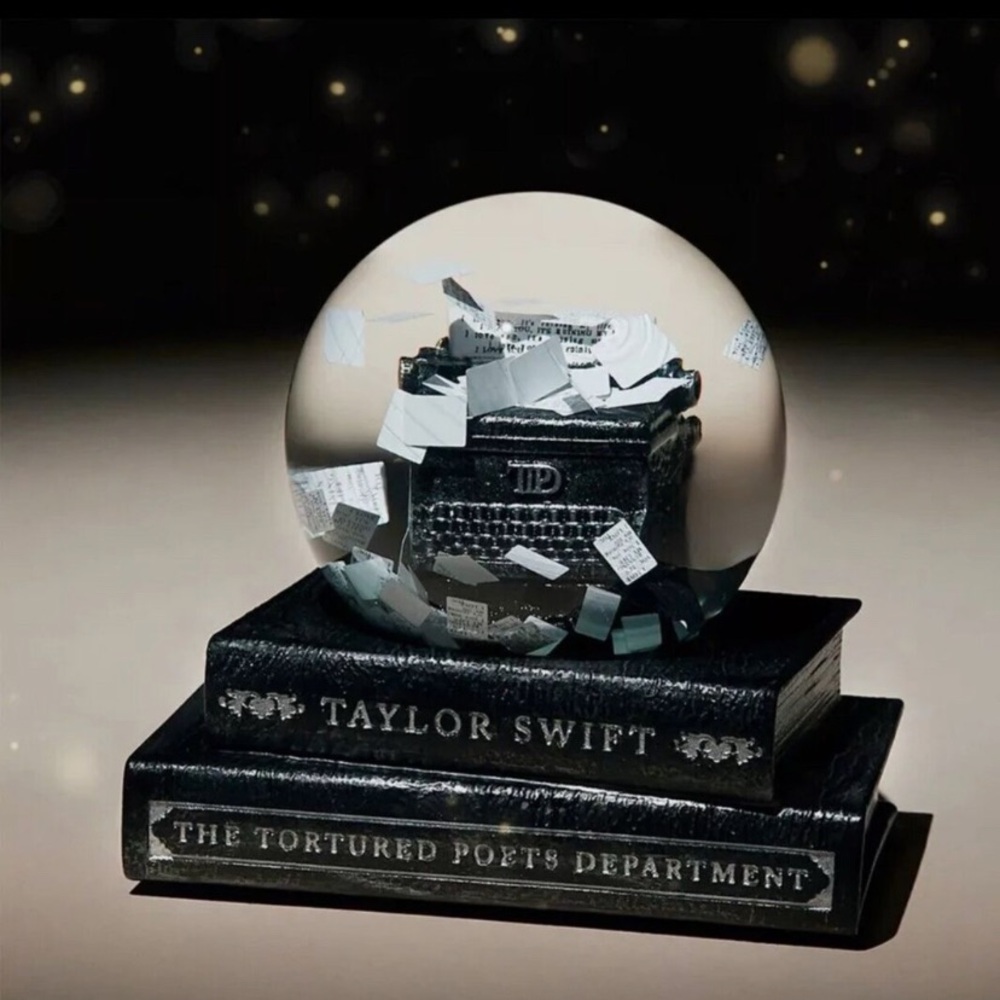 Taylor Swift holiday TTPD Snow Globe Brand New
